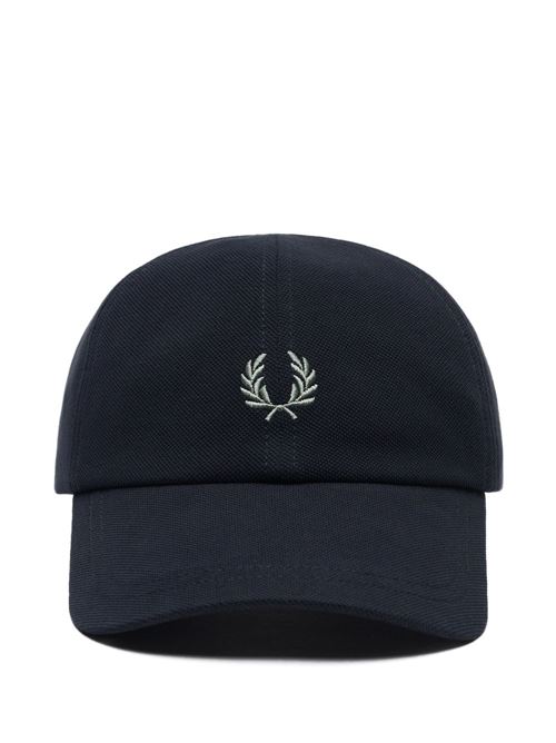 Cappello uomo Fred Perry navy con logo centrale FRED PERRY | HW2295T73